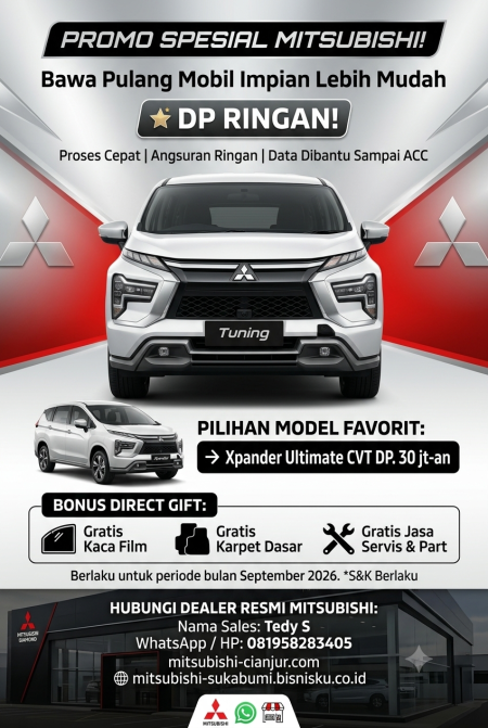 Promo DP Ringan Xpander Ultimate CVT
